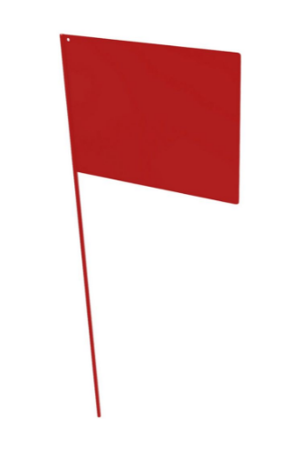 Металлический флаг для сектора