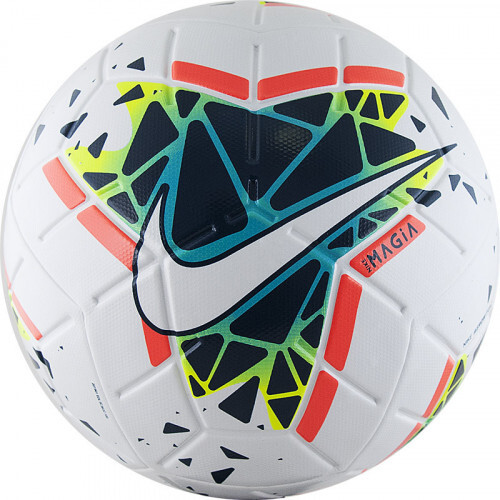 Мяч футб. "NIKE Magia III" арт.SC3622-100,р.5, FIFA Quality Pro, 4пан, ПУ, термосш,бел-чер-жел-корал
