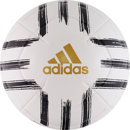 Мяч футб. "ADIDAS Juve Club"арт.GH0064,р.5, 2 пан, ТПУ, маш.сш., бело-черно-золотой