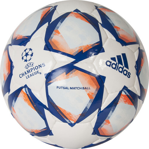 Мяч футзал. "ADIDAS Finale 20 Sala PRO",арт.FS0255, р.4,32 пан., ПУ, руч.сш, бело-сине-оранжевый