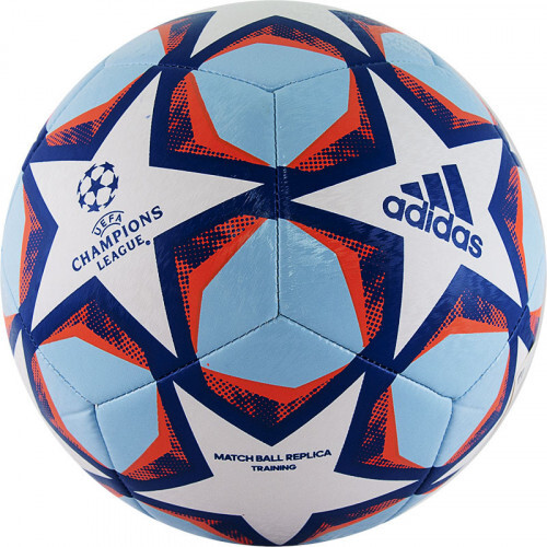 Мяч футб. "ADIDAS Finale 20 Training" арт.GI8597,р.4, 12п, ТПУ, маш.сш, бело-синий