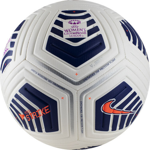 Мяч футб. "NIKE UEFA Women&apos;s CL Strike" арт.CW7225-100,р.5, 12 панели, ТПУ,маш.сш, бело-черно-оранж