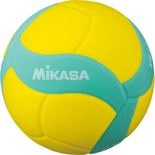 Мяч вол. "MIKASA VS170W-Y-G", р.5, вес 160-180 г, FIVB Insp,синт.пена ТПЕ, клеен,18 пан,бут.кам,жел