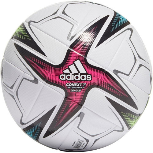 Мяч футб. "ADIDAS Conext 21 Lge" арт. GK3489, р.5, 6 пан, FIFA Quality, ТПУ, термосш., бело-синий