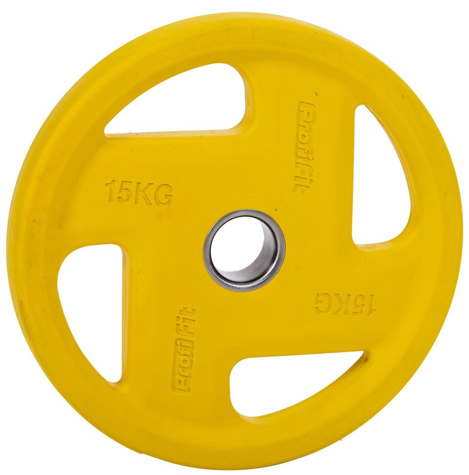 Диск обрезиненный цветной PROFI-FIT FASSION D-51, 15 кг