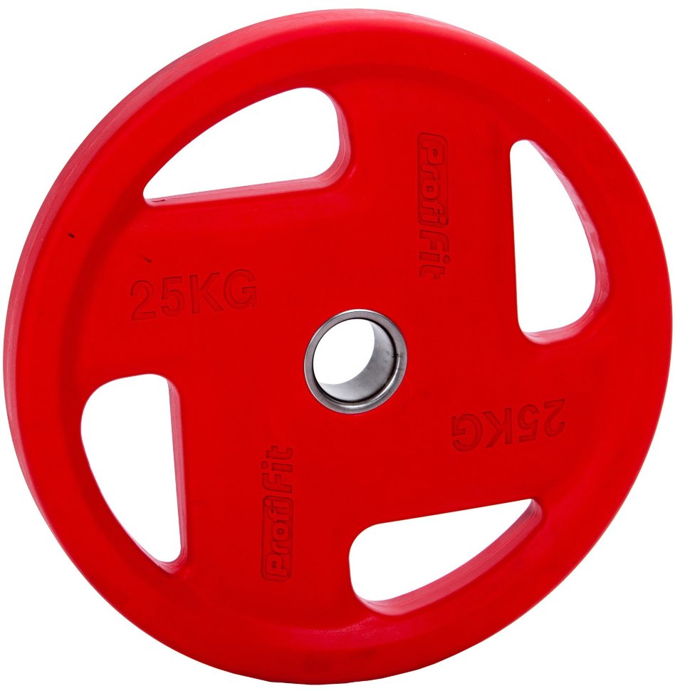 Диск обрезиненный цветной PROFI-FIT FASSION D-51, 25 кг