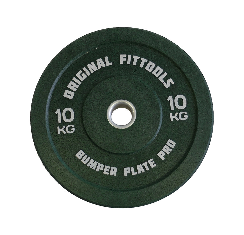 Диск бамперный 10 кг (зеленый) OFT