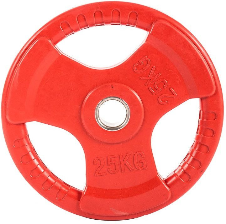 Диск обрезиненный ZSO цветной 3 HANDLE D-51, 25 кг