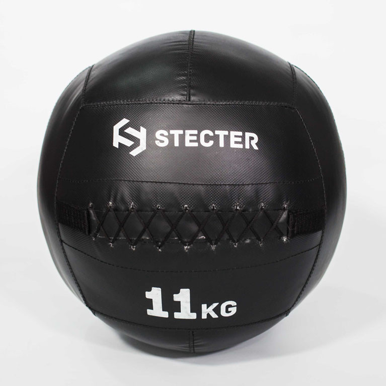 Набивной медицинский мяч (Wallball) Stecter 11 кг