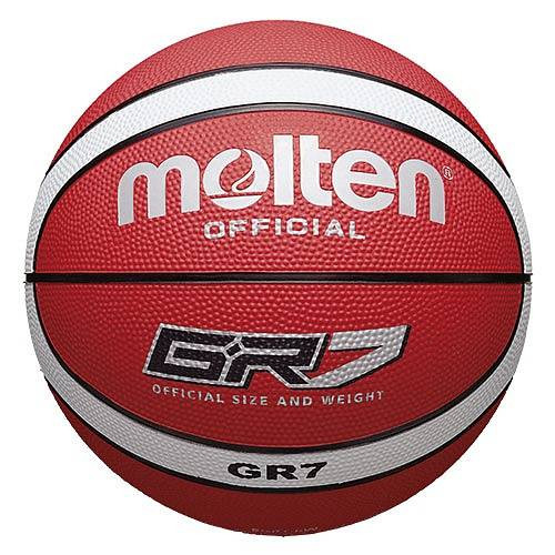 Мяч баскетбольный Molten BGR, BGR7-RW, красный цвет, 7 размер