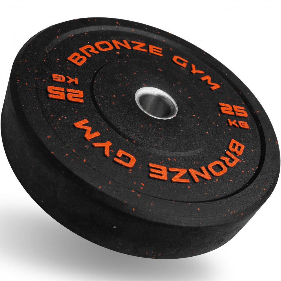 Диск бамперный 25кг d50 BRONZE GYM
