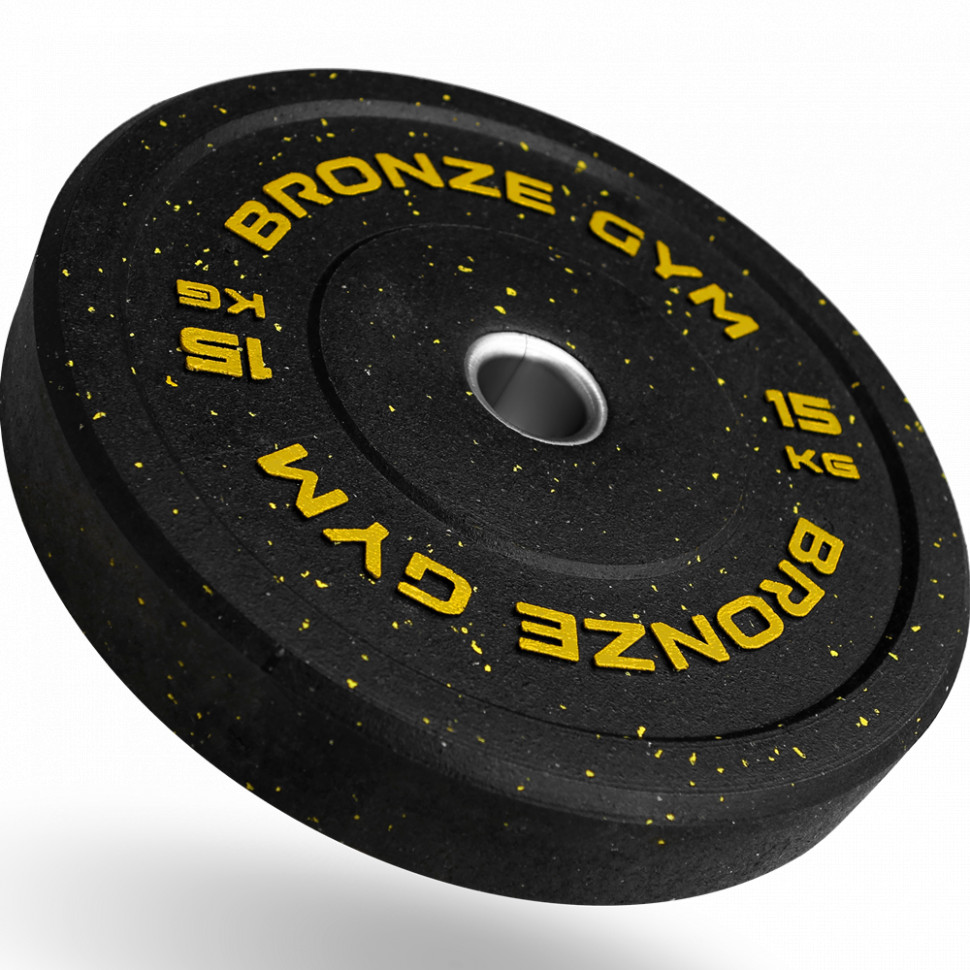 Диск бамперный 15кг d50 BRONZE GYM