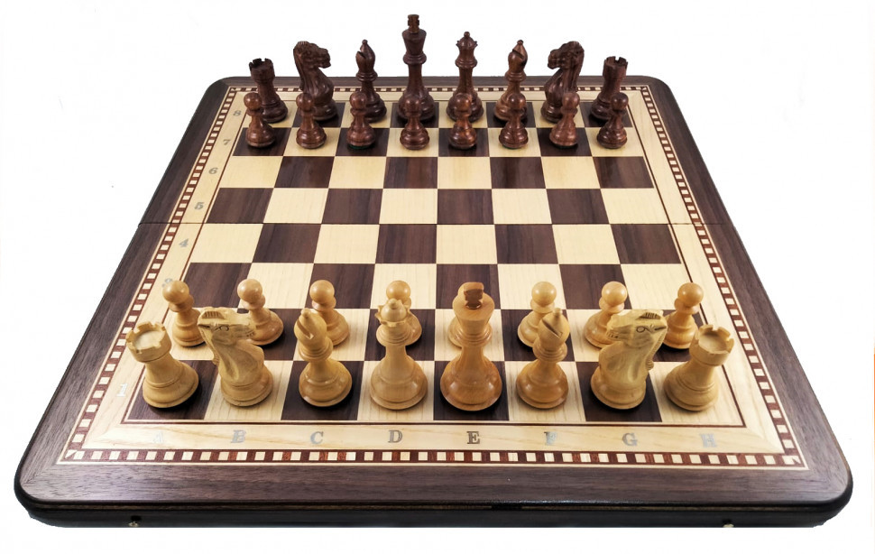 Шахматные фигуры "Prochess" cо складной деревянной доской Премиум Элегант