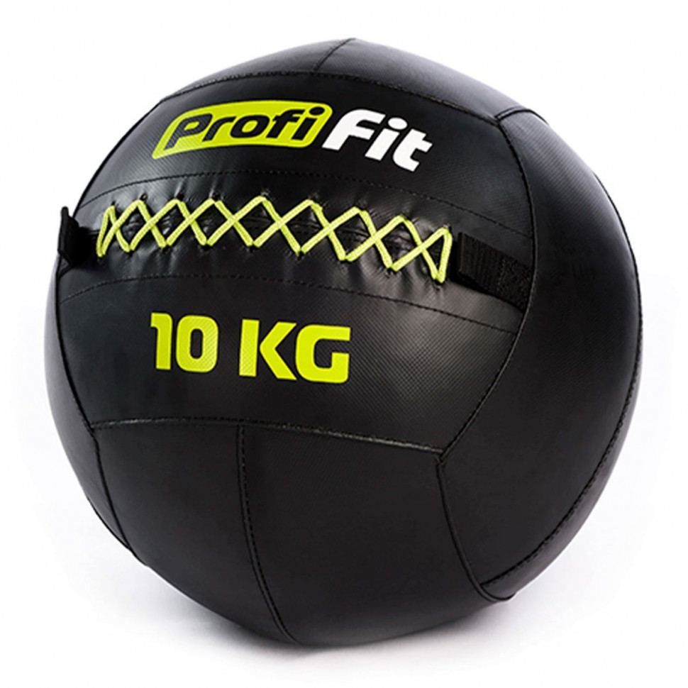 Медицинбол набивной (Wallball) PROFI-FIT, 10 кг