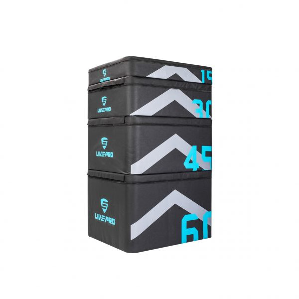 Набор плиометрических боксов LIVEPRO Heavy Duty Soft Plyo Box (15, 30, 45 и 60 см)